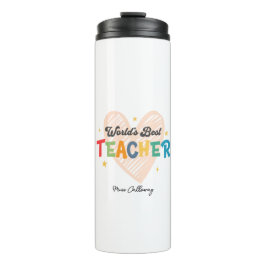 Termo Profesor Mejor del Mundo Personalizado