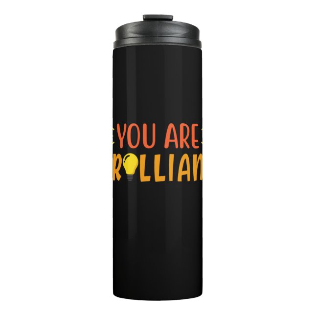 Termo Profesora de Regalos | Eres Brillante (Anverso)