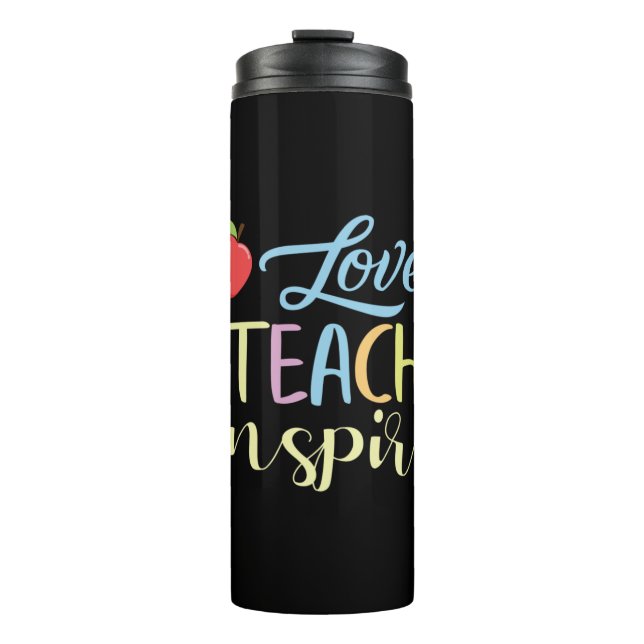 Termo Profesora de Regalos | Inspire de enseñanza de amo (Anverso)