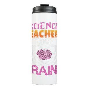 Termo Profesores de ciencia divertidos aman los cerebros