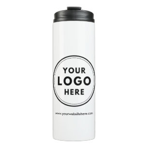 Termo Promoción comercial con logotipo simple