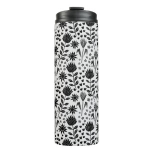Termo Protea Bloque floral Imprimir Millefleur blanco ne