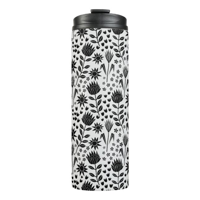 Termo Protea Bloque floral Imprimir Millefleur blanco ne (Anverso)