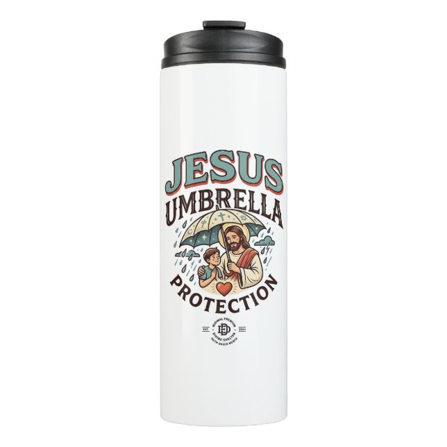 Termo Protección de paraguas de Jesús Protección de para (Anverso)