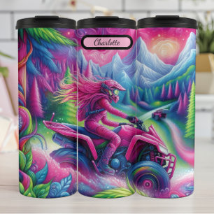 Termo Psicodélico ATV: Vibrante travesía por la montaña