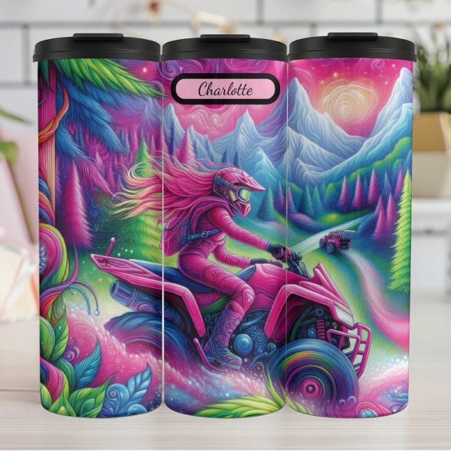 Termo Psicodélico ATV: Vibrante travesía por la montaña (Subido por el creador)