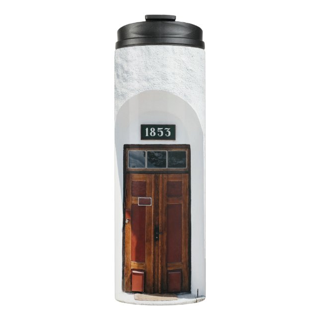 TERMO PUERTA DE MADERA CERRADA EN 1852 A LA HORA DEL DÍA (Anverso)