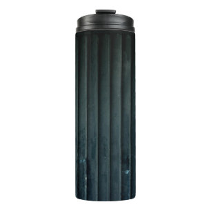 Termo Puerta de madera negra y gris