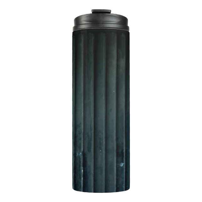 Termo Puerta de madera negra y gris (Anverso)