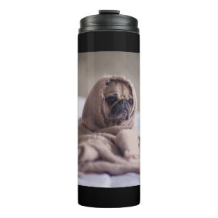 Termo Pug In Blanket Cute Pug Dog Lover Regalo