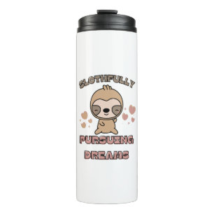 Termo Pun del animal perezoso kawaii