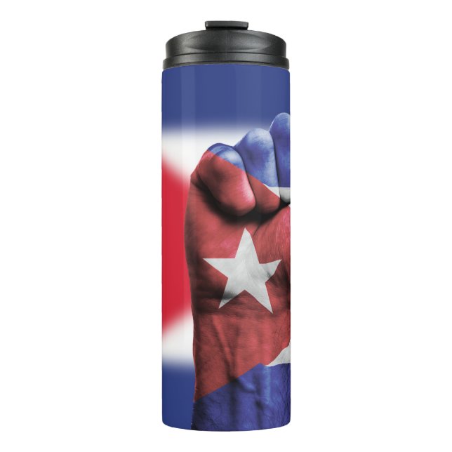 Termo Puño de Bandera de Cuba (Anverso)
