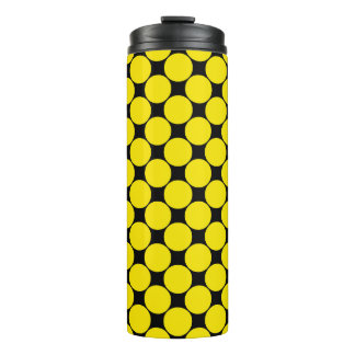 Termo Punto de polka radiactivo amarillo 4.