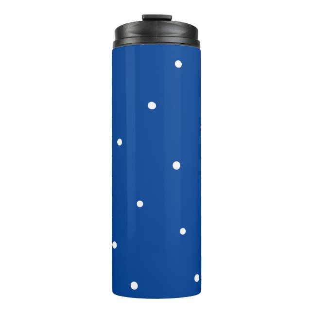 Termo Puntos de polka blanco (Anverso)