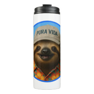 Termo Pura Vida AI Perezoso