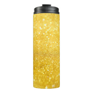 Termo PURE GOLD Sparkles Pattern + tu texto / foto