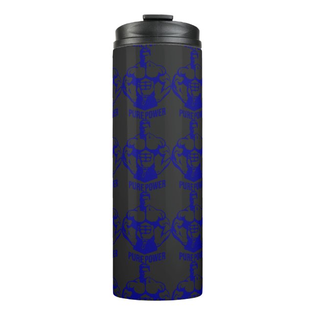 Termo Pure Power Bodybuilding Graphic - Silhouette Gym (Anverso)