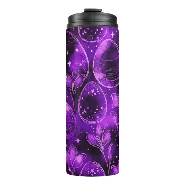 Termo Purple Gothic Easter Pattern (Anverso)