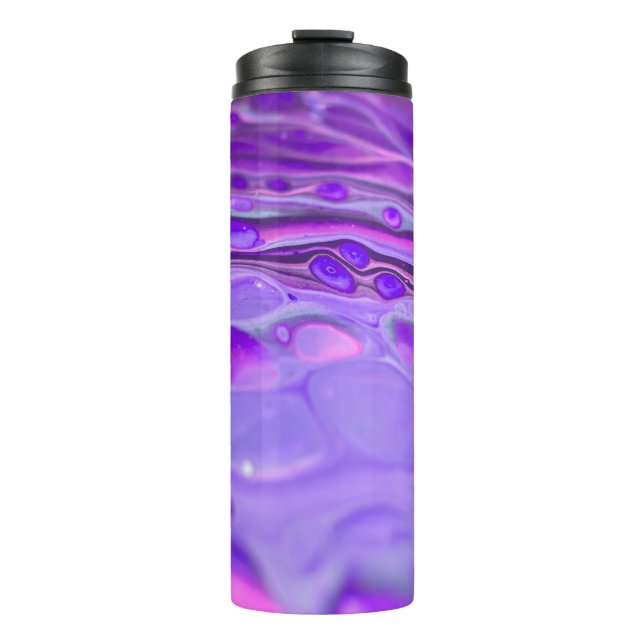 Termo Púrpura acrílico rosa, mármol de pintura de arte f (Anverso)