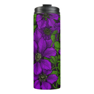 Termo Púrpura Clematis