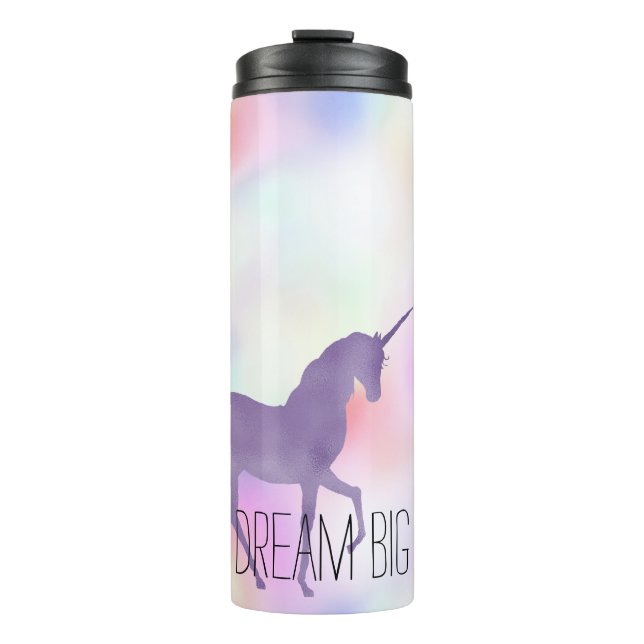 Termo Púrpura Unicornio Pink Rainbow Girly (Anverso)