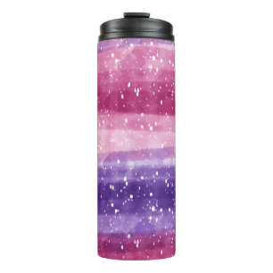 Termo Púrpura y rosa afilados