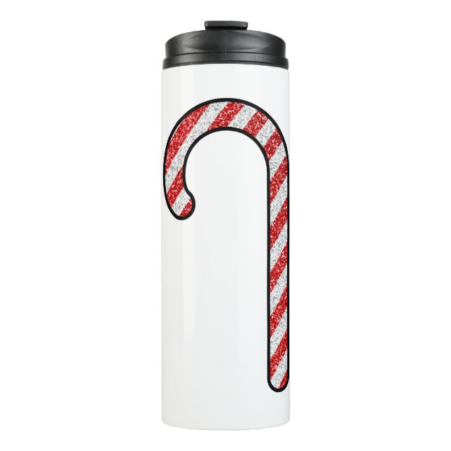 Termo Purpurina Candy Cane (Anverso)