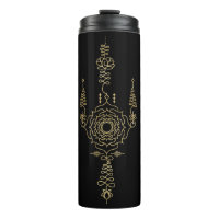 *~* Purpurina de oro Crown Chakra Totem BLACK