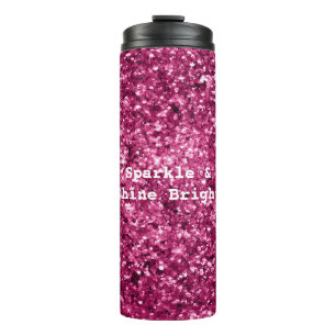 Termo Purpurina rosa Sparkle