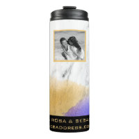 *~* QR LOGO COUPLE Foto Gold Purple