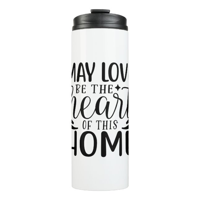 Termo Que el amor sea el corazón de este hogar (Anverso)