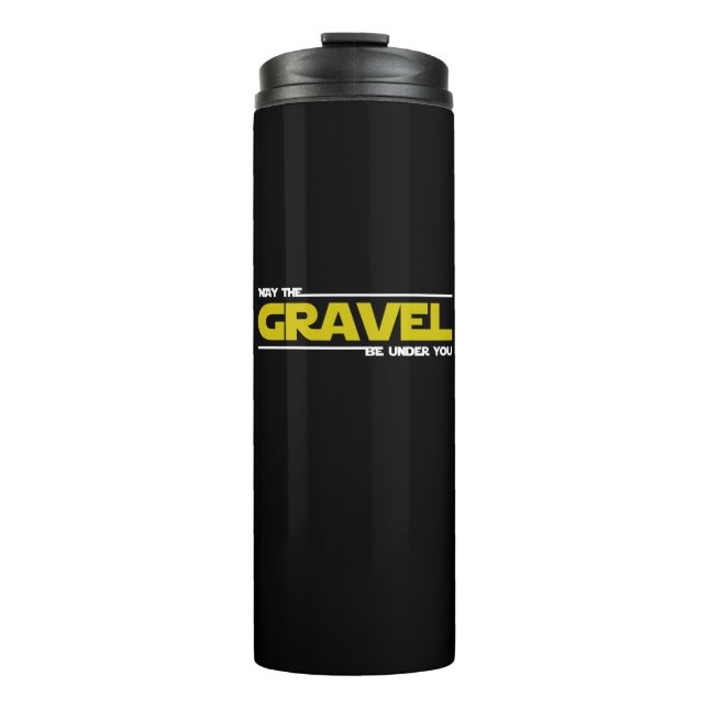 Termo Que la grava esté debajo de ti (Anverso)