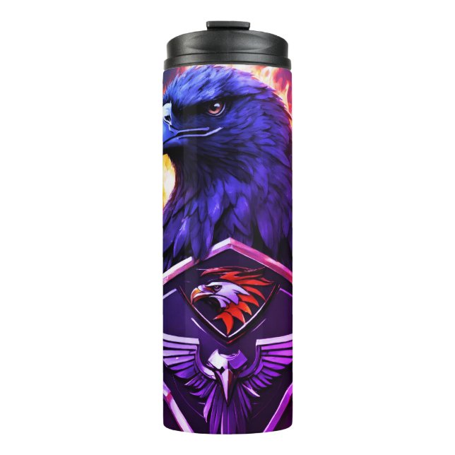Termo Qué tal "Majestic Soar: Eagle Edition Thermol Tu (Anverso)