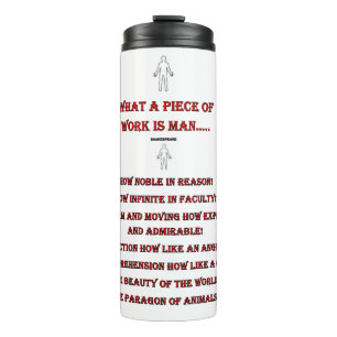 Termo Qué trabajo es el hombre....Tumbler termal