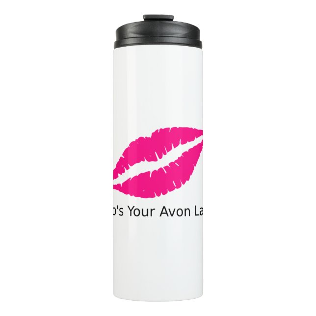 Termo ¿Quién es tu Avon Lady Lips? (Anverso)
