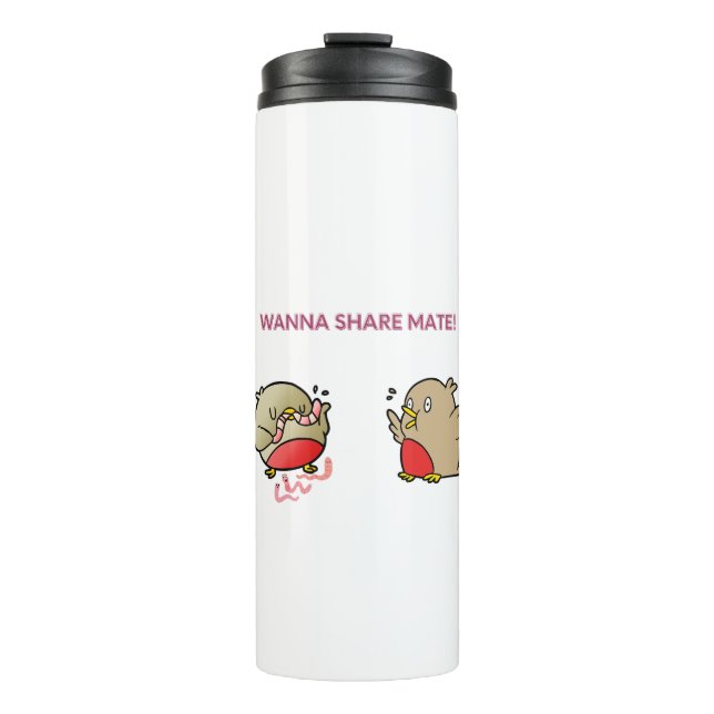Termo ¡Quiero compartir a mate! (Anverso)
