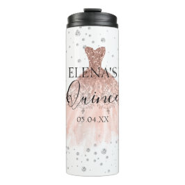 Termo Quinceañera Thermal Tumbler Favor Personalizado