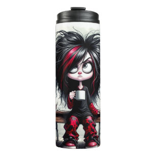 Termo Quirky Coffee Lady No inicie el Tumbler térmico