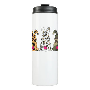 Termo Rabbits Bunnies Leopard Camouflage Feliz Pascua Da