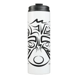 Termo Racco tribal blanco y negro