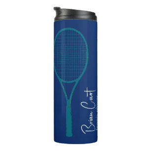 Termo Racquet de tenis Azul personalizado