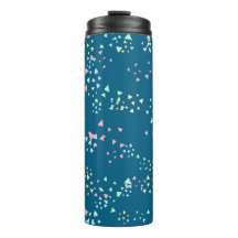 Radiant Simplicity: Kaleidoscope-Inspiredサーマルタンブラー