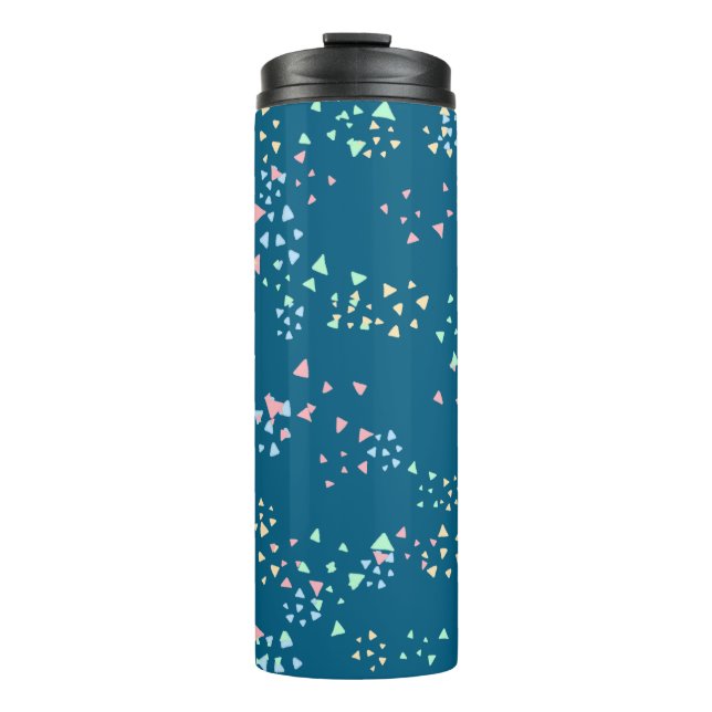 Termo Radiant Simplicity: Kaleidoscope-Inspiredサーマルタンブラー (Anverso)