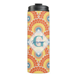 Termo Radiante de verano egeo monogramada Art Deco Manda
