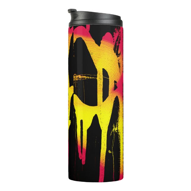 Termo ráfagas y espumas y bacanal (Rotado hacia la derecha)