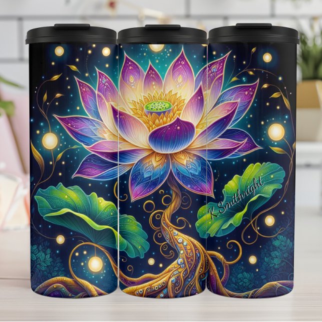 Termo Raíces cósmicas psicodélicas de las flores de Lotu (Subido por el creador)