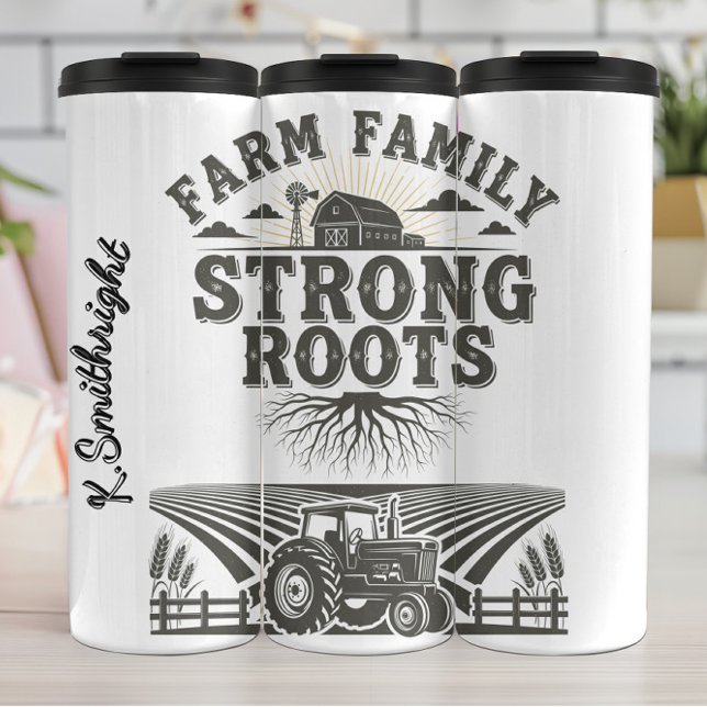 Termo Raíces fuertes de la familia campesina (Subido por el creador)