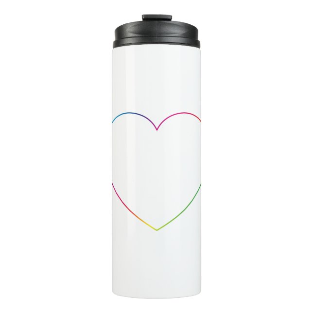 Termo Rainbow heart (Anverso)