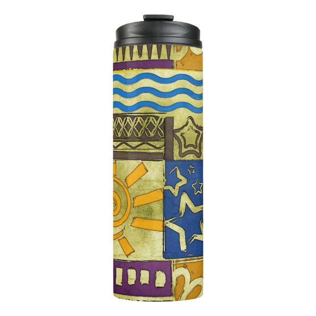 Termo Rajastán Indio, Textura de alfombra de trabajo en  (Anverso)