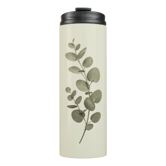 Termo Rama de eucalipto verde vintage (Anverso)